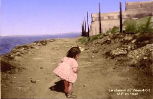MERS EL KEBIR F MF SUR LE CHEMIN DU VIEUX PORT 1945